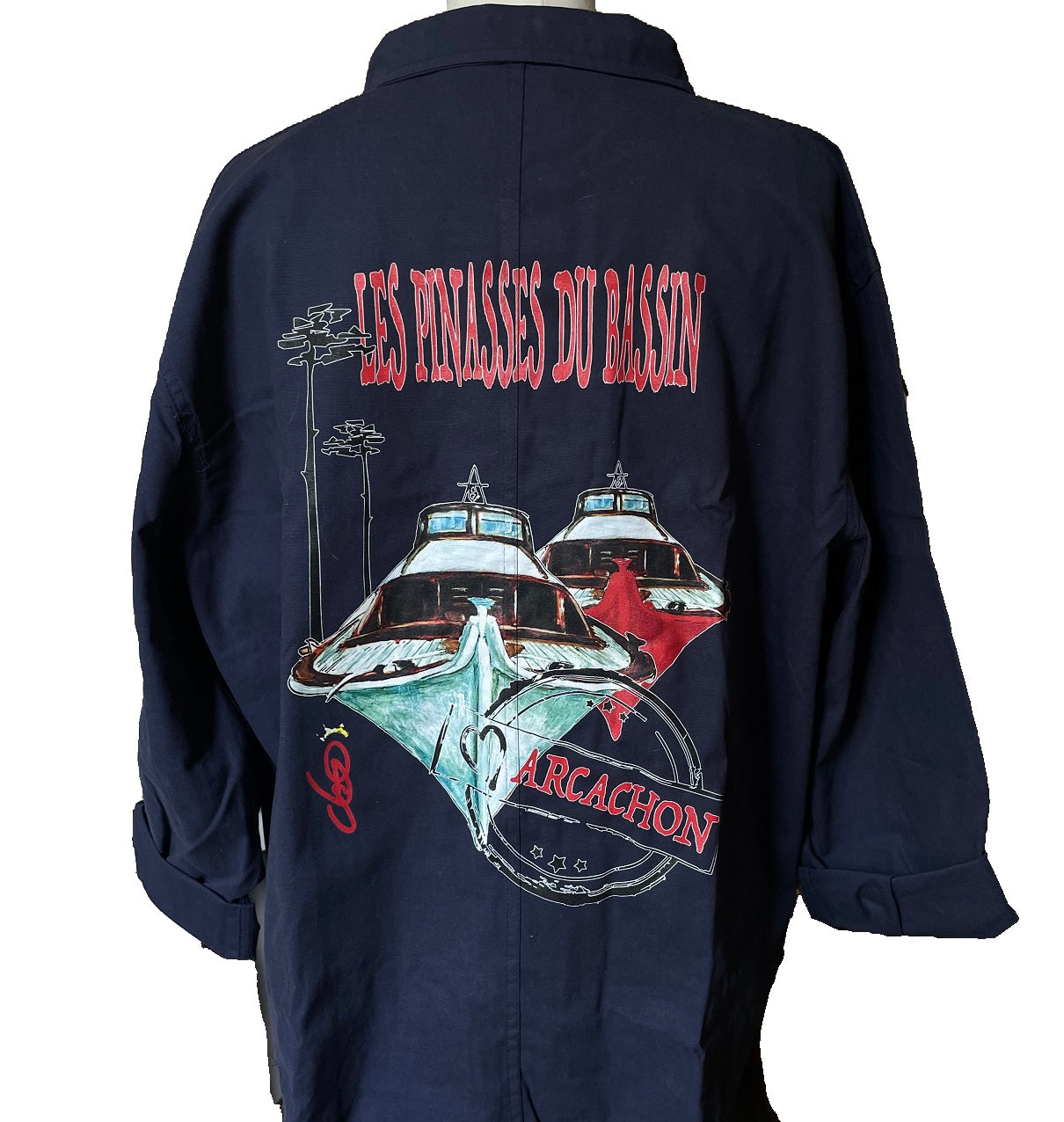 Bleu de Chine pinasse Bassin d'Arcachon ODS collection premium