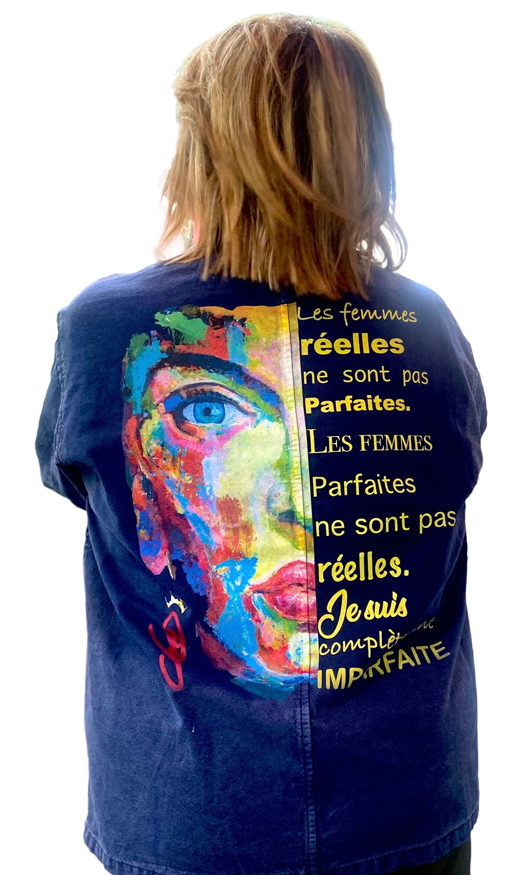 Bleu de Chine femme imparfaite ODS collection premium