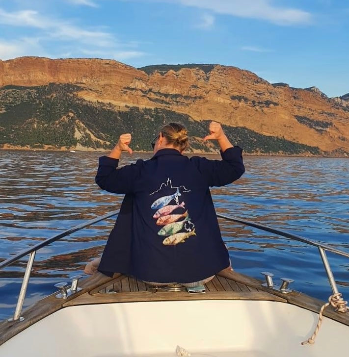 Bleu de Chine sardines of Marseille ODS collection premium