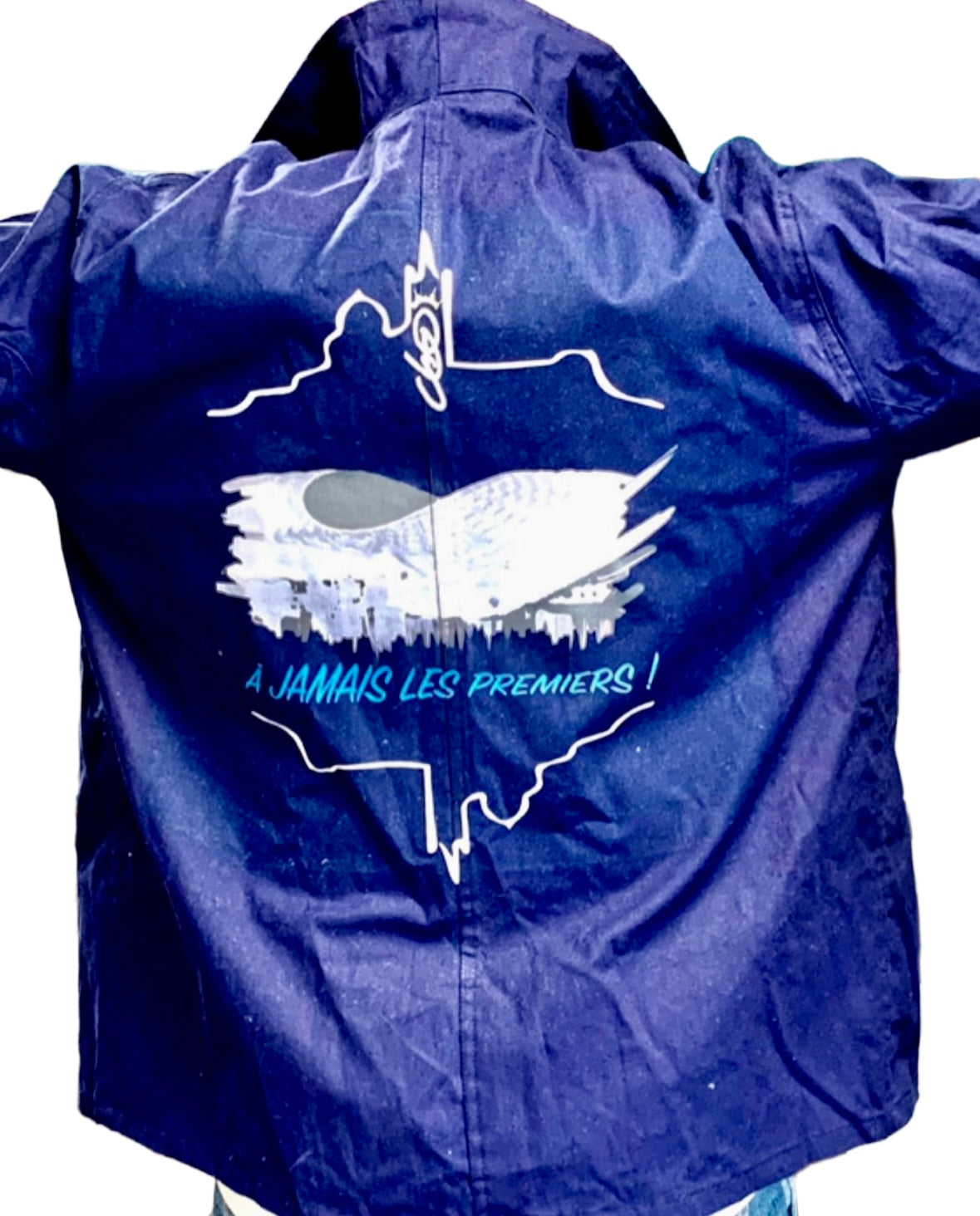 Bleu de Chine bleu de travail stade Marseille création graphique ODS collection Marseille