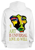 Sweat Art Is Universal Love As Well - Création originale peinte à la main par l'artiste Ondine - ODS Collection
