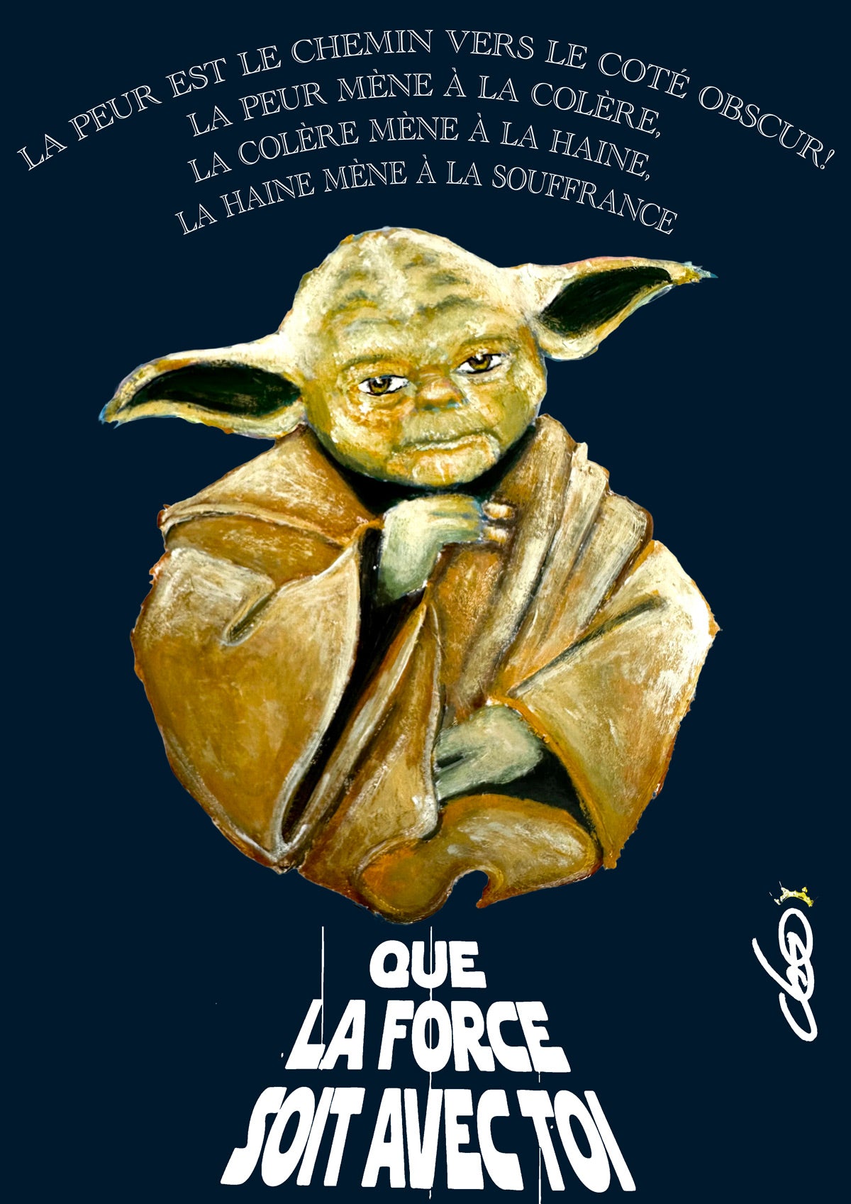 Veste Bleu de Chine Yoda - Créateur Français | O.D.S