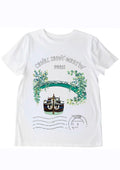 T-shirt Canal Saint-Martin Paris - Design original peint à la main par Ondine Devis Steinmetz - ODS