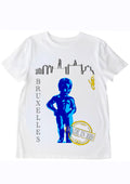 T-shirt Manneken Pis Bruxelles - Créateur français - Souvenir Belgique - O.D.S collection
