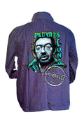 Veste Serge Gainsbourg Pauvres Cons - Portrait pop art premium créateur français ODS - Légende chanson française - Peinture originale imprimée sur textile
