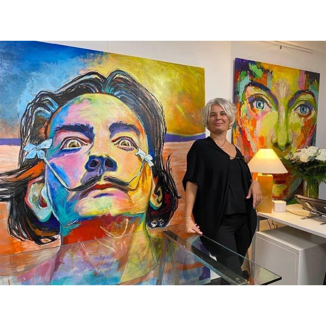 Peinture originale femme imparfaite création Ondine artiste ODS