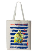 Totebag Bonne Mère Marseille peinture originale signée Ondine - Créateur français ODS Collection
