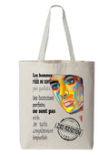 Totebag Homme Imparfait peinture originale signée Ondine - Créateur français ODS Collection
