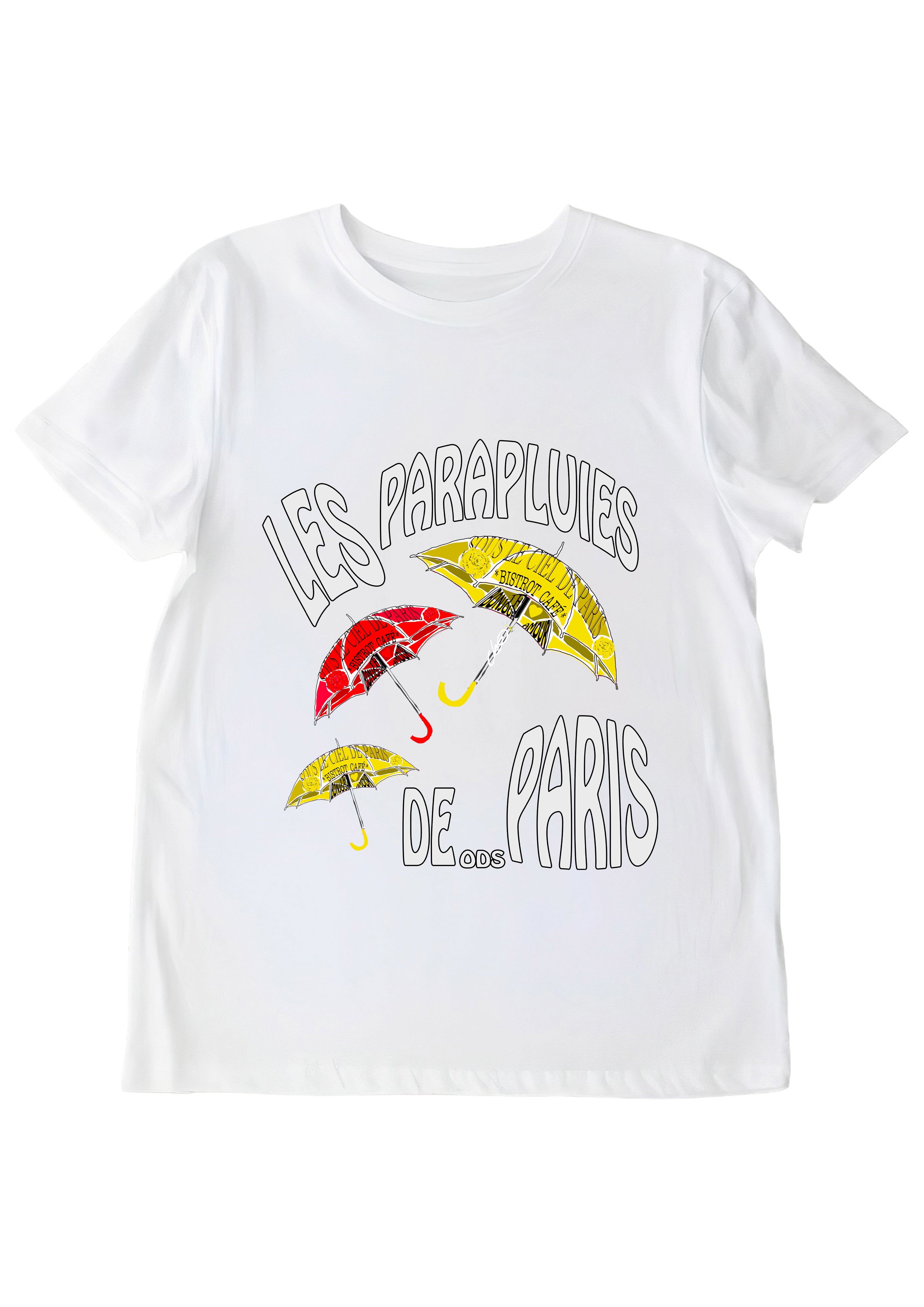 Tee-Shirt parapluies de Paris création ODS collection Paris