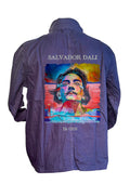 Veste, Salvador Dalí, Portrait multicolore, By ODS, Art surréaliste, Pop art, Génie espagnol, Peinture originale de Ondine O.D.S, Créateur français, Art wearable, Portrait artistique
