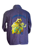 Veste Bleu de Chine Bonne Mère veille peinture originale signée O.D.S - Créateur français Ondine Devis Steinmetz - ODS Collection
